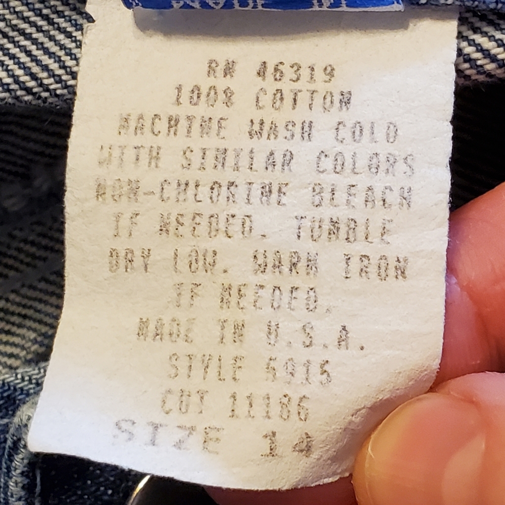 Gotcha Covered high rise dark wash denim mom jeans, tag says 14, fit like a 10 - Picture 7 of 9